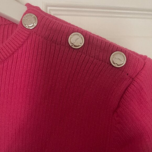 Ralph Lauren Pink Cotton Sweater - Picture 4 of 6